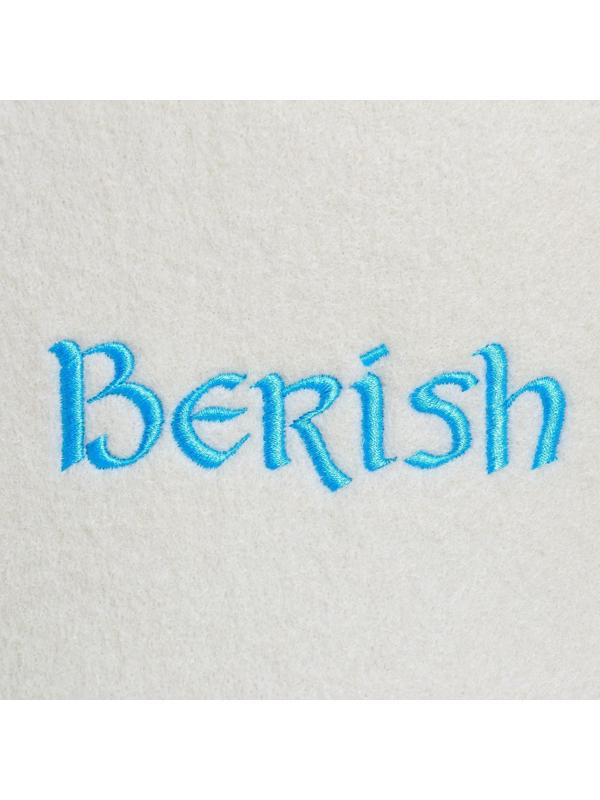 Шапка для бани с вышивкой 