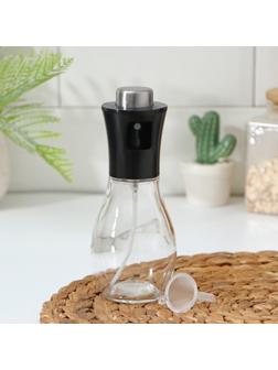 Распылитель для масла и уксуса Magistro Black Steel, 200 мл