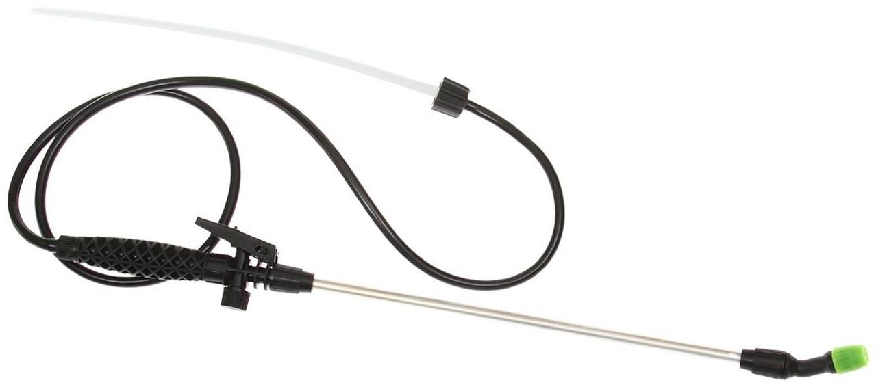 Опрыскиватель помповый, 5 л, пластиковый брандспойт, «Лазурит»