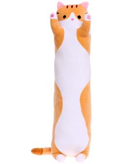 Мягкая игрушка «Кот Батон», 90 см, цвет рыжий