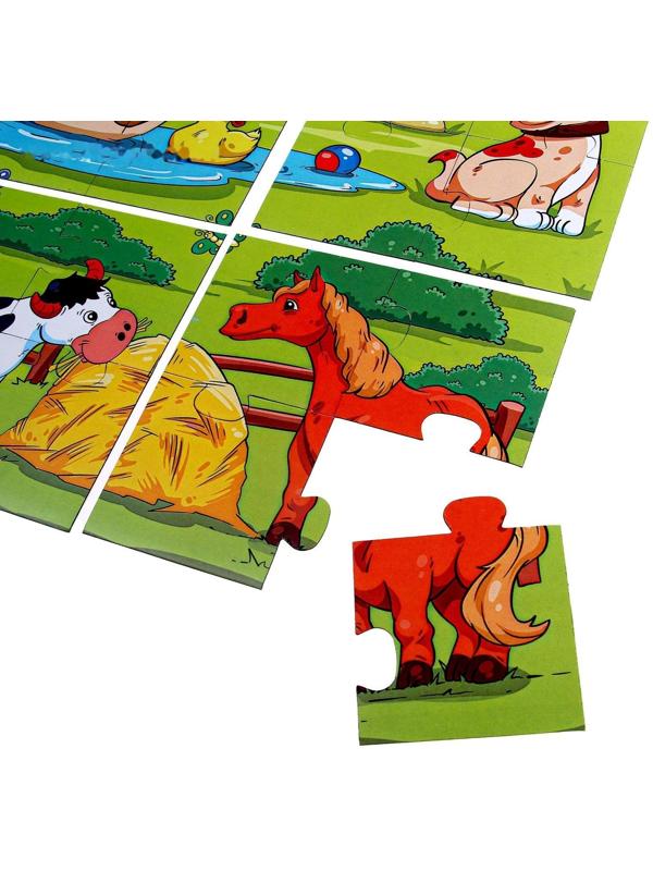 Пазл магнитный «Кто живёт на ферме?»