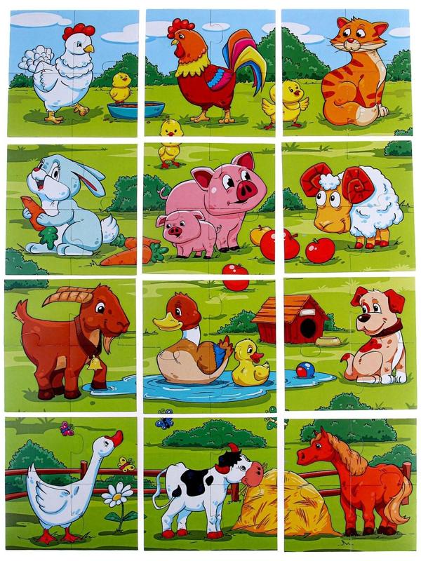 Пазл магнитный «Кто живёт на ферме?»