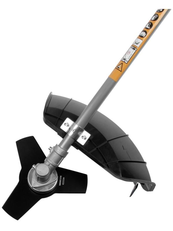 Триммер электрический DEKO DKTR1750, 220 В, 1750 Вт, 6500 об/мин, леска/нож