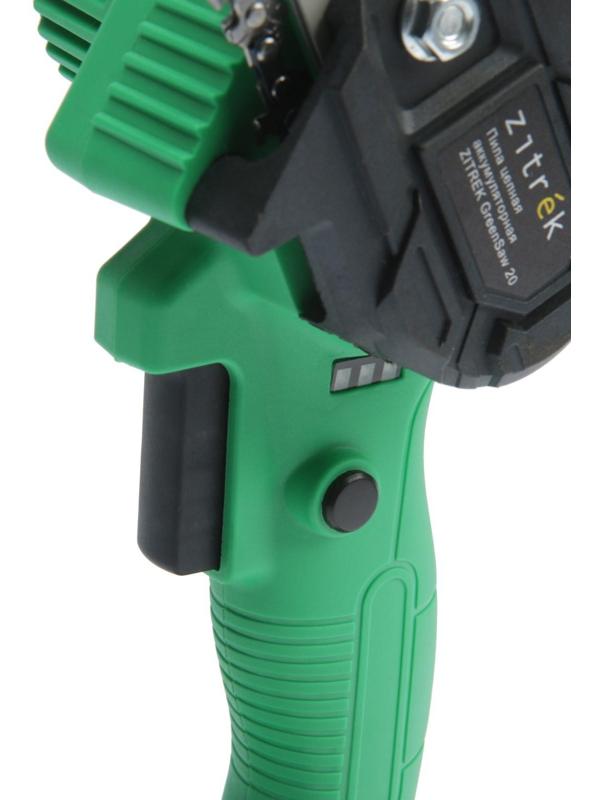 Пила цепная аккумуляторная ZITREK GreenSaw 20, 20 В, 2х1.5 Ач, шина 10 см, 5 м/с