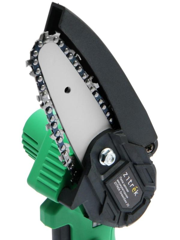 Пила цепная аккумуляторная ZITREK GreenSaw 20, 20 В, 2х1.5 Ач, шина 10 см, 5 м/с