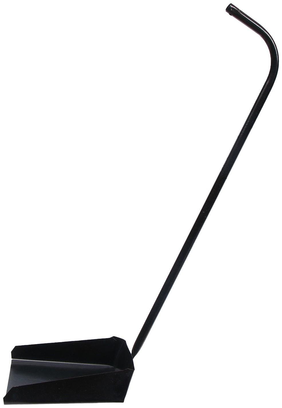 Совок хозяйственный, 26 × 22 × 5 см, черенок 80 см, металл