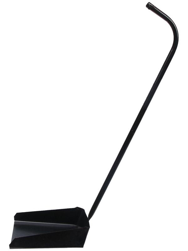 Совок хозяйственный, 26 × 22 × 5 см, черенок 80 см, металл