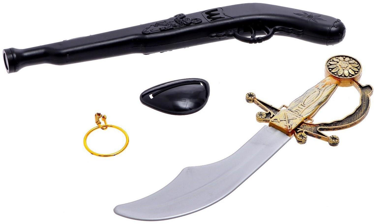 Набор пирата «Боцман», 4 предмета, в пакете