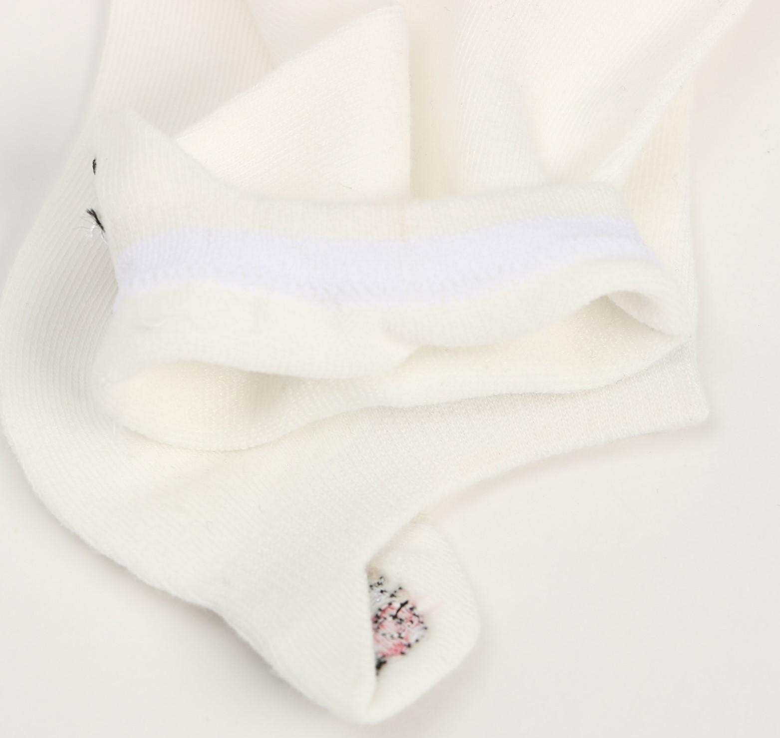 Носки женские укороченные, цвет белый, размер 36-40