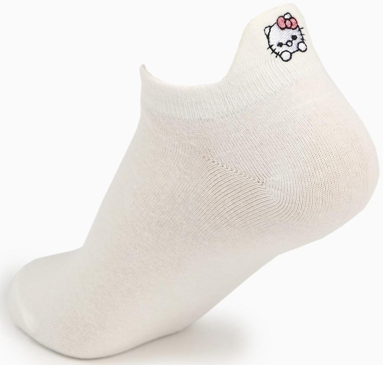 Носки женские укороченные, цвет белый, размер 36-40