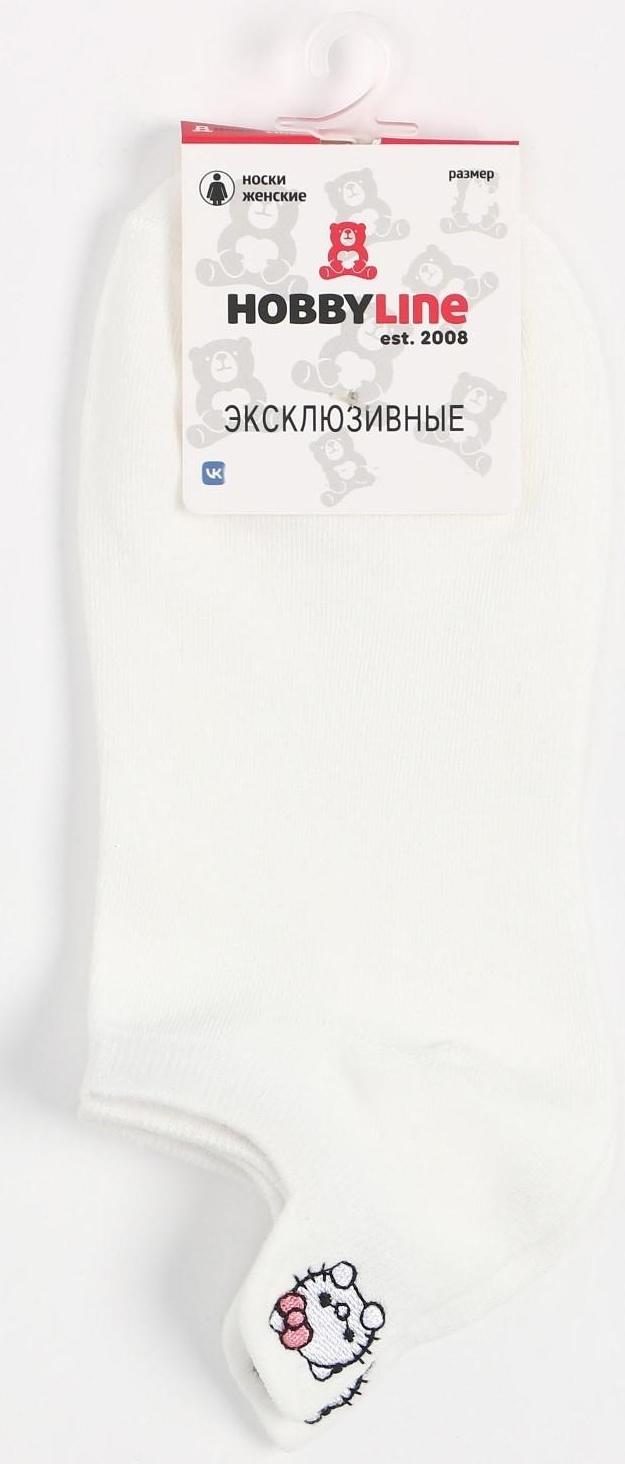 Носки женские укороченные, цвет белый, размер 36-40
