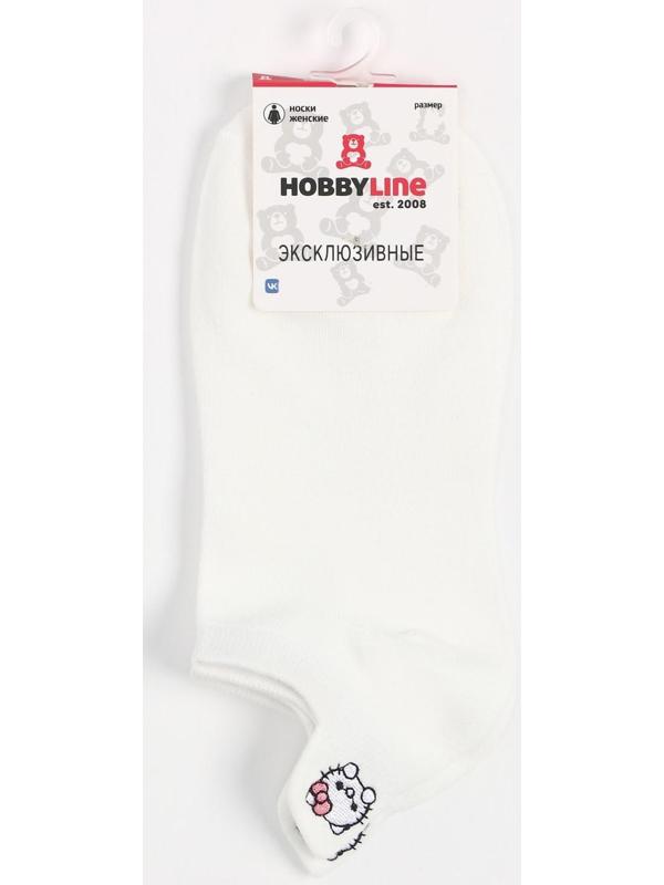 Носки женские укороченные, цвет белый, размер 36-40