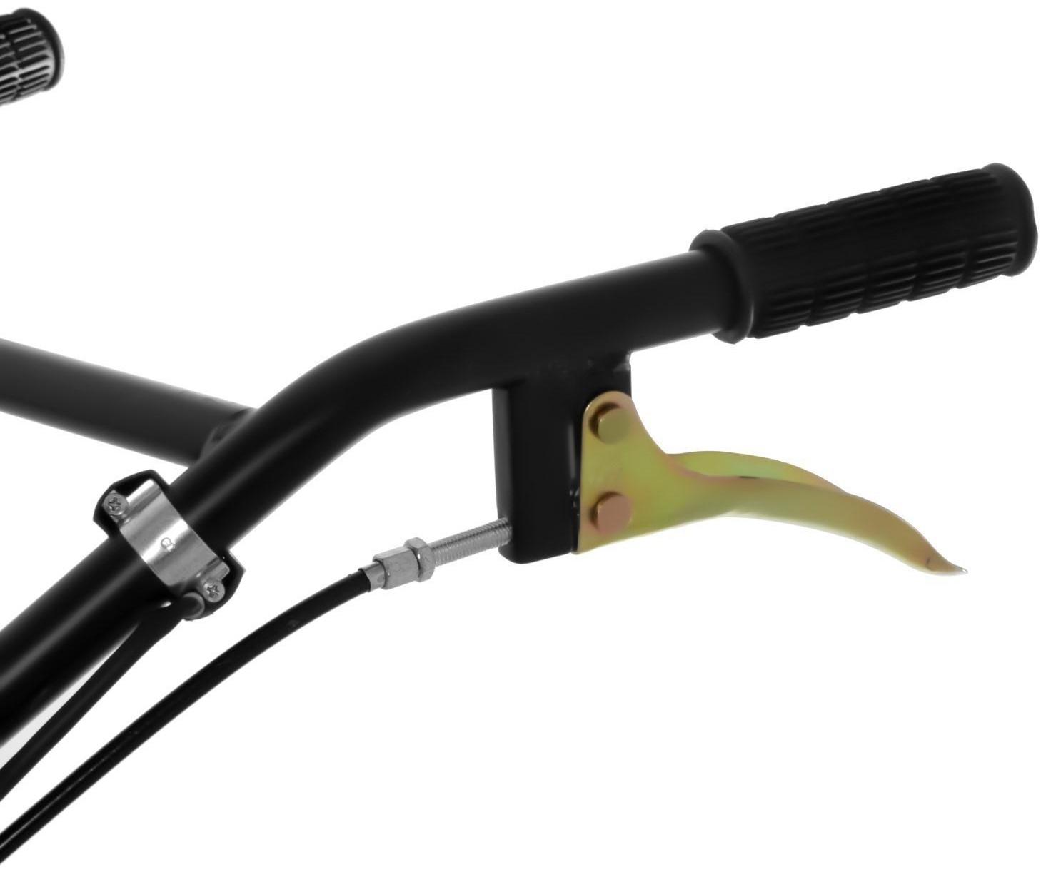 Мотоблок ТУНДРА, 7 л.с., чугунный редуктор, скорости 2/1, колеса 4.00-10