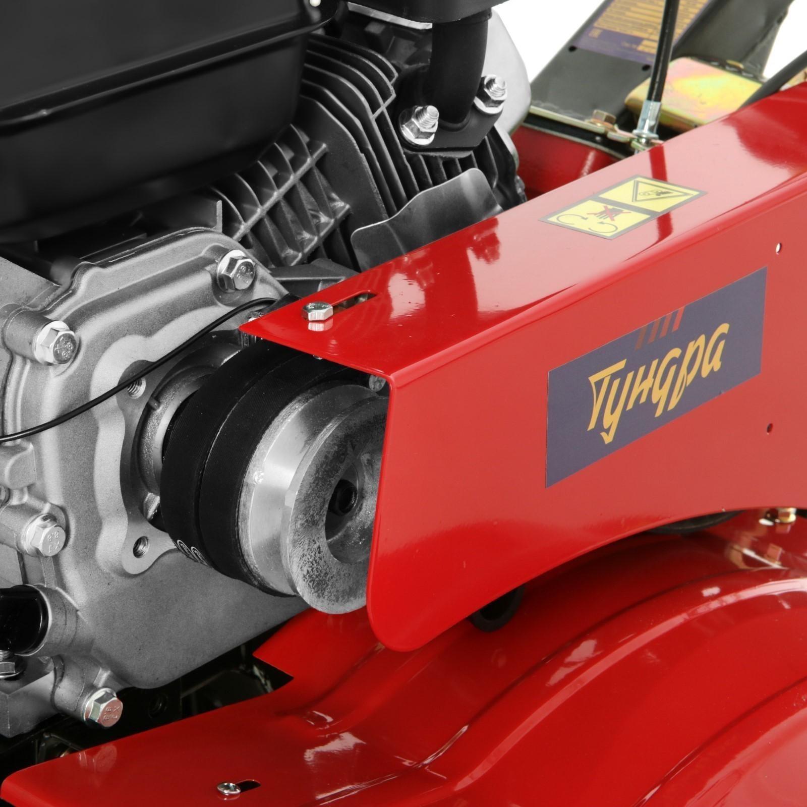 Мотоблок ТУНДРА, 7 л.с., чугунный редуктор, скорости 2/1, колеса 4.00-10