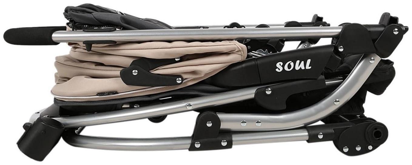 Коляска прогулочная Indigo SOUL, бежевый