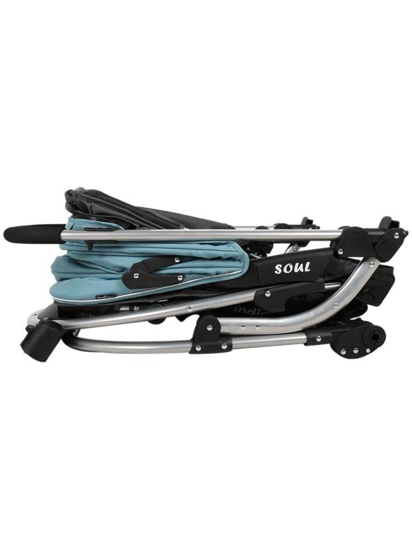 Коляска прогулочная Indigo SOUL, голубой