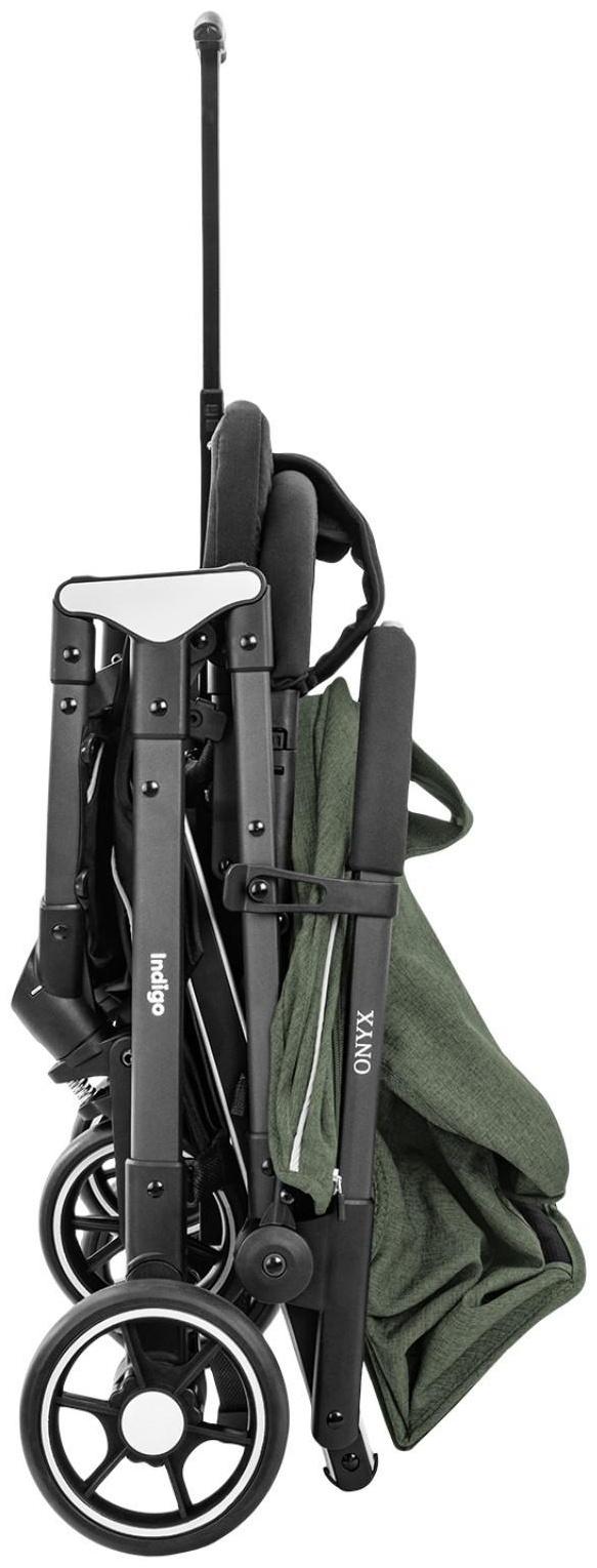 Коляска прогулочная Indigo ONYX, оливковый