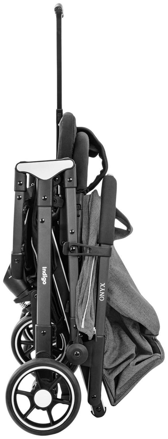 Коляска прогулочная Indigo ONYX, серый