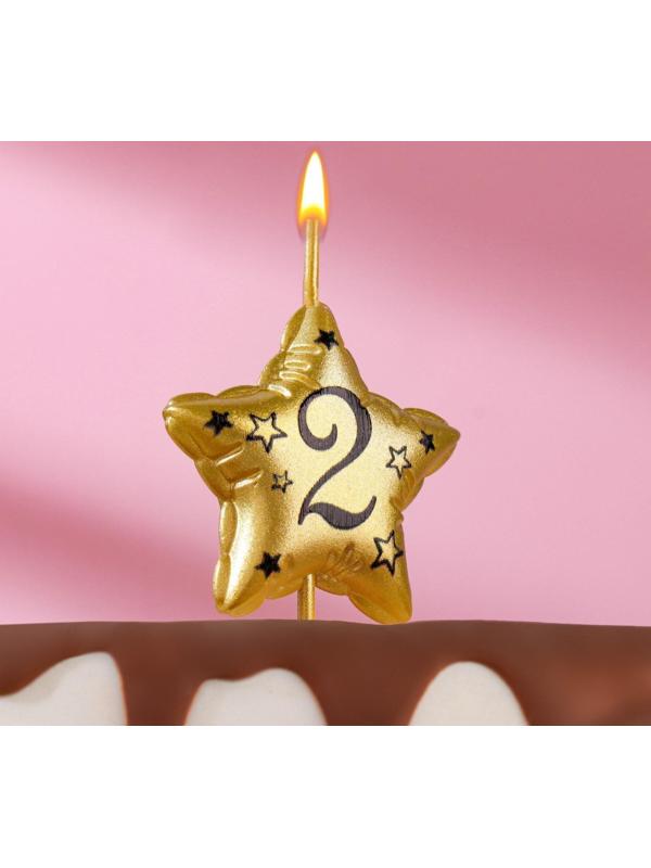 Свеча в торт на шпажке 