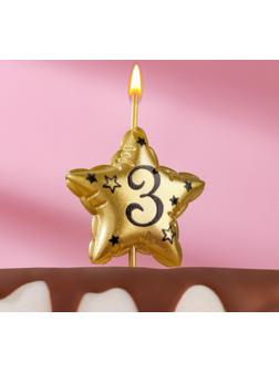 Свеча в торт на шпажке 