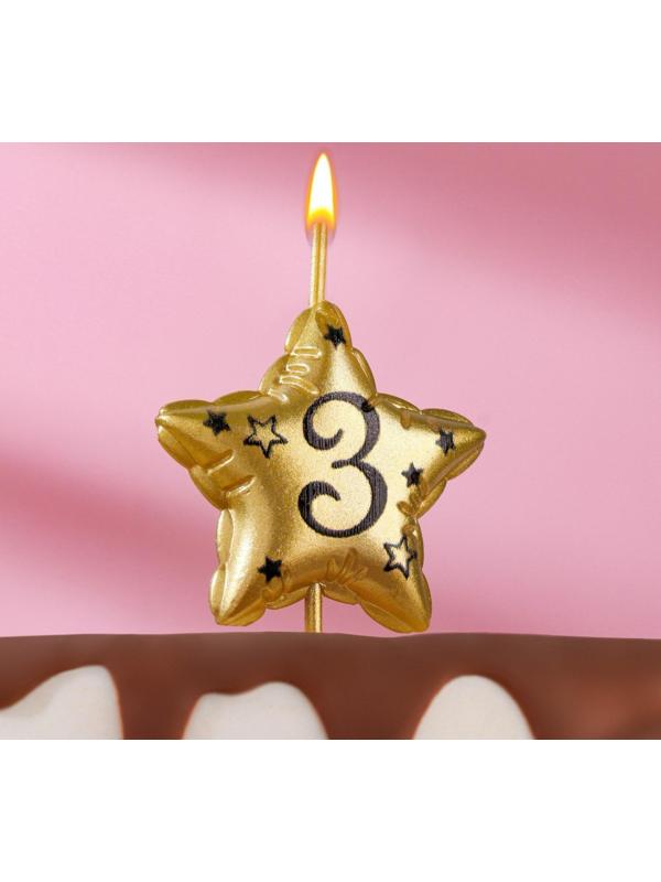 Свеча в торт на шпажке 