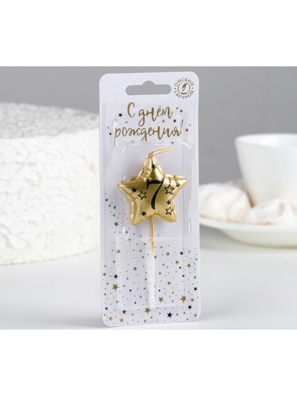 Свеча в торт на шпажке 