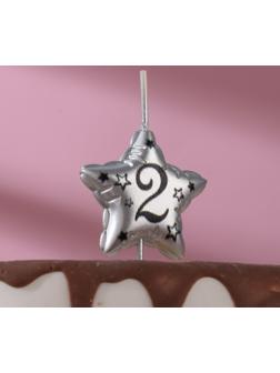 Свеча в торт на шпажке 