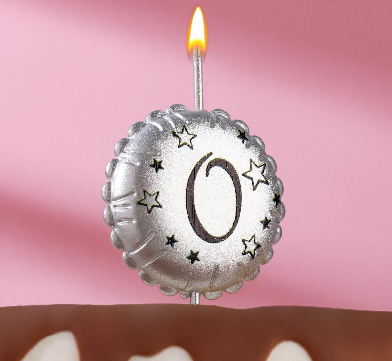 Свеча в торт на шпажке 