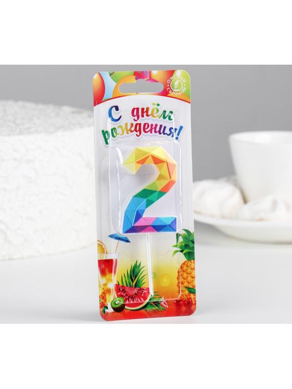 Свеча в торт на шпажке 