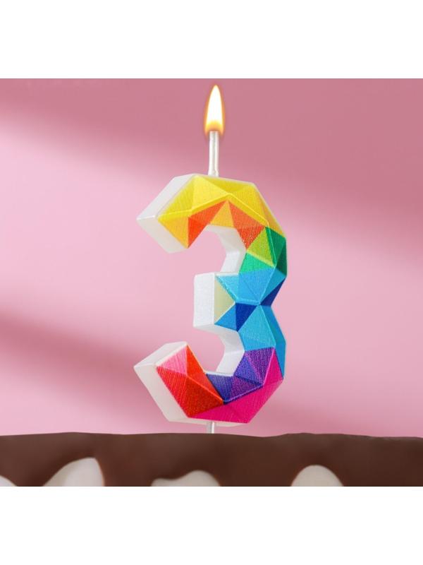 Свеча в торт на шпажке 