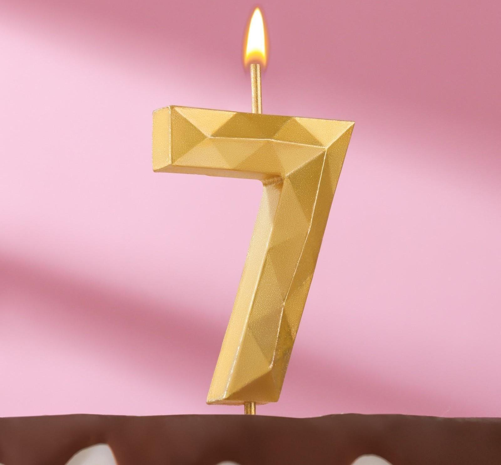 Свеча в торт на шпажке 