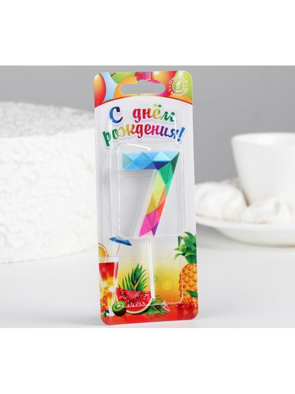 Свеча в торт на шпажке 