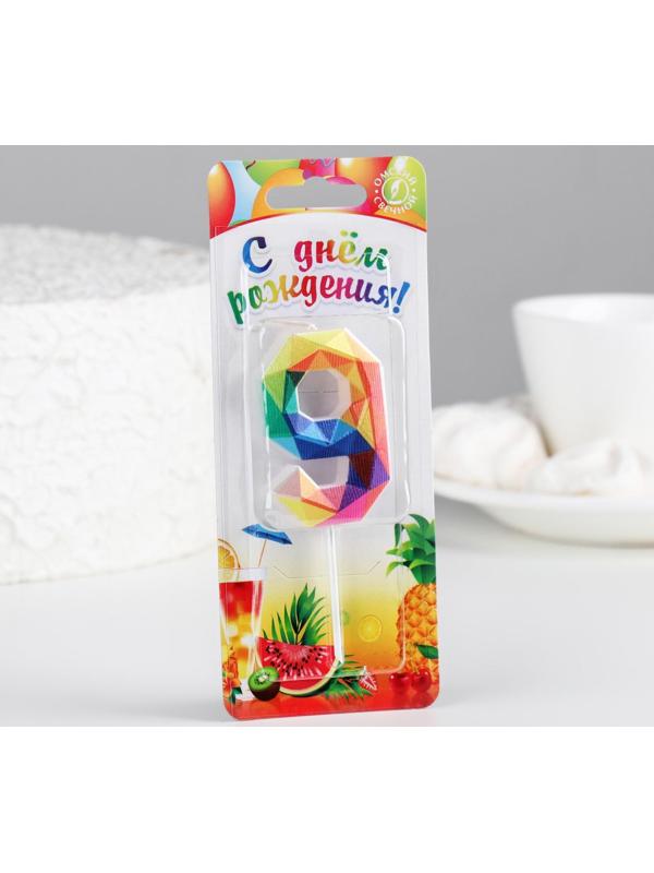 Свеча в торт на шпажке 