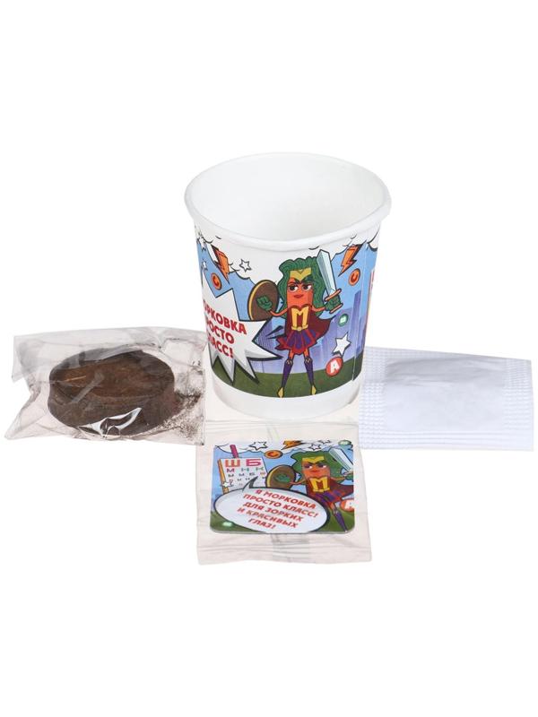 Набор для выращивания микрозелени «Натуральные герои», морковь