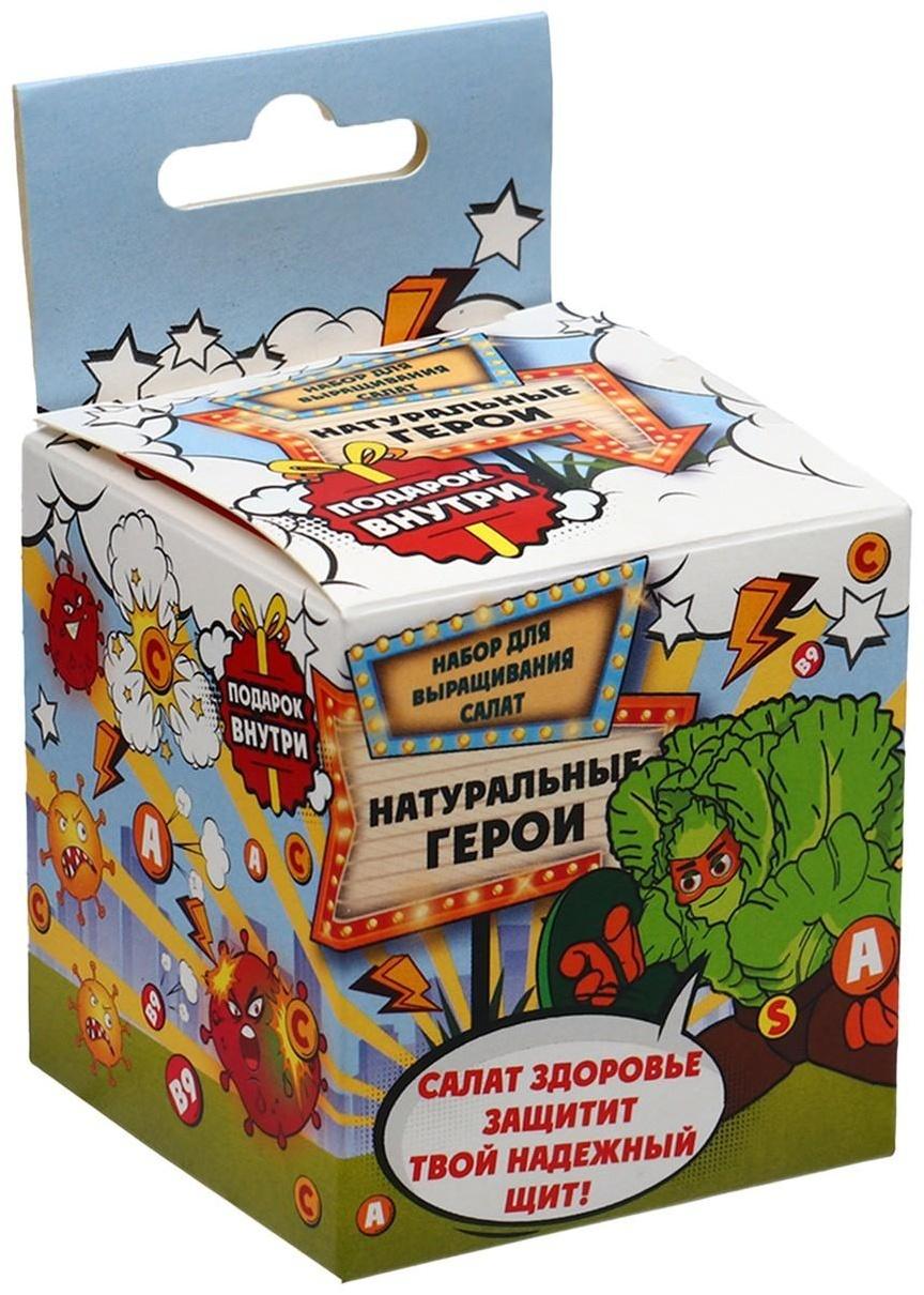 Набор для выращивания микрозелени «Натуральные герои», салат