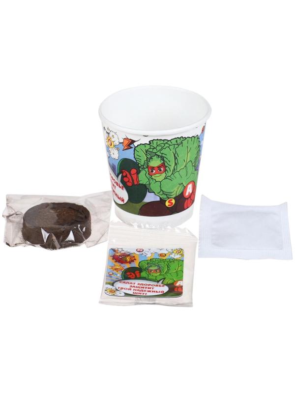 Набор для выращивания микрозелени «Натуральные герои», салат