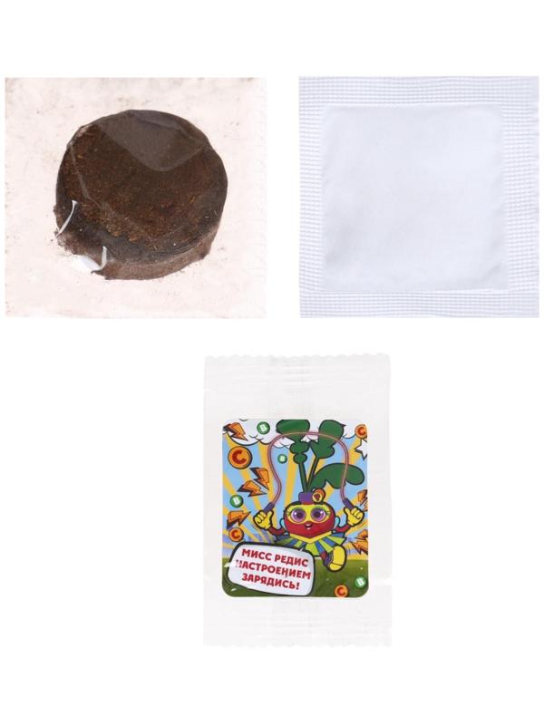 Набор для выращивания микрозелени «Натуральные герои», редис