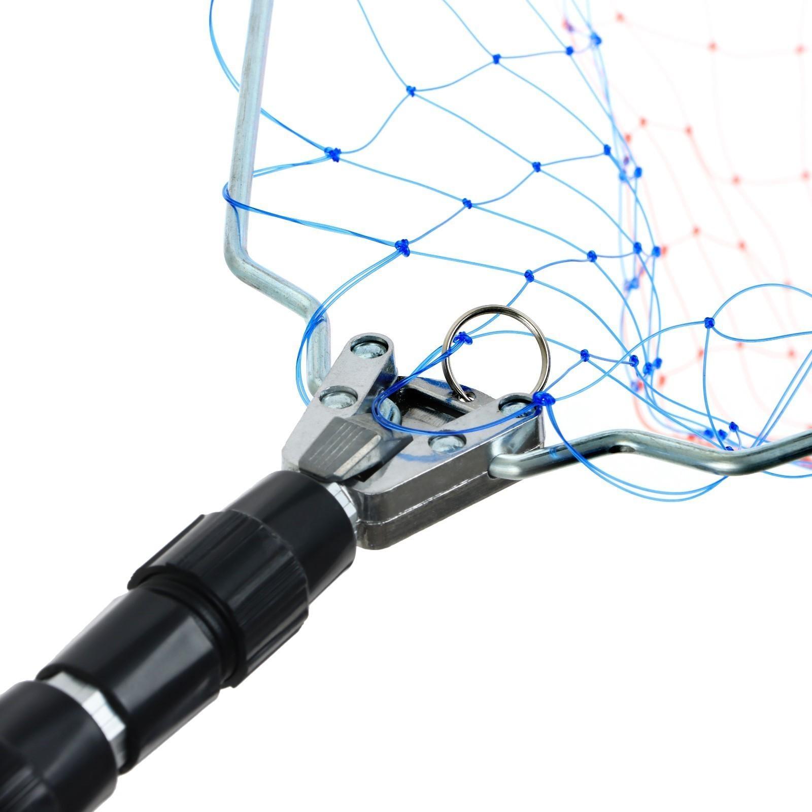 Подсачек складной телескопический Namazu, 150 см, треугольный обод 60 см, леска