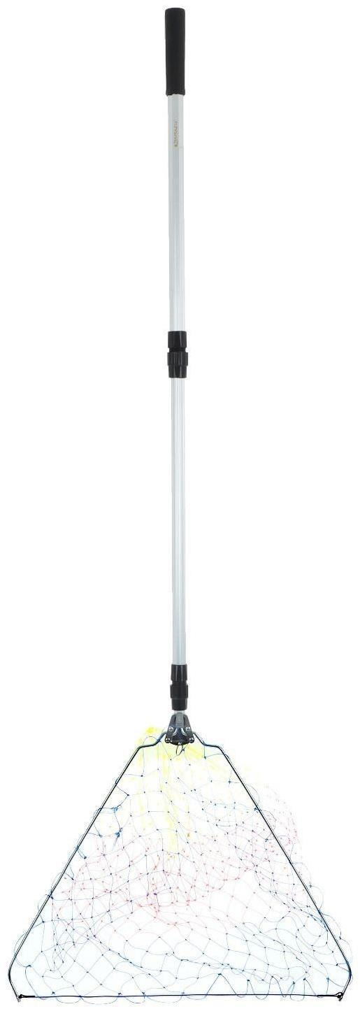 Подсачек складной телескопический Namazu, 150 см, треугольный обод 60 см, леска