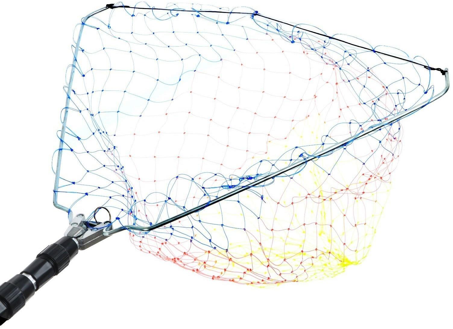 Подсачек складной телескопический Namazu, 150 см, треугольный обод 60 см, леска