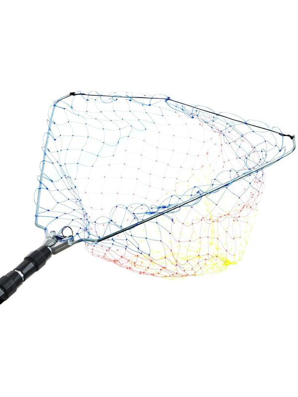 Подсачек складной телескопический Namazu, 150 см, треугольный обод 60 см, леска