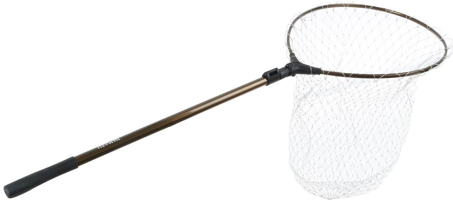 Подсачек складной телескопический Namazu, 160 см, овальный обод 60 см, нейлон