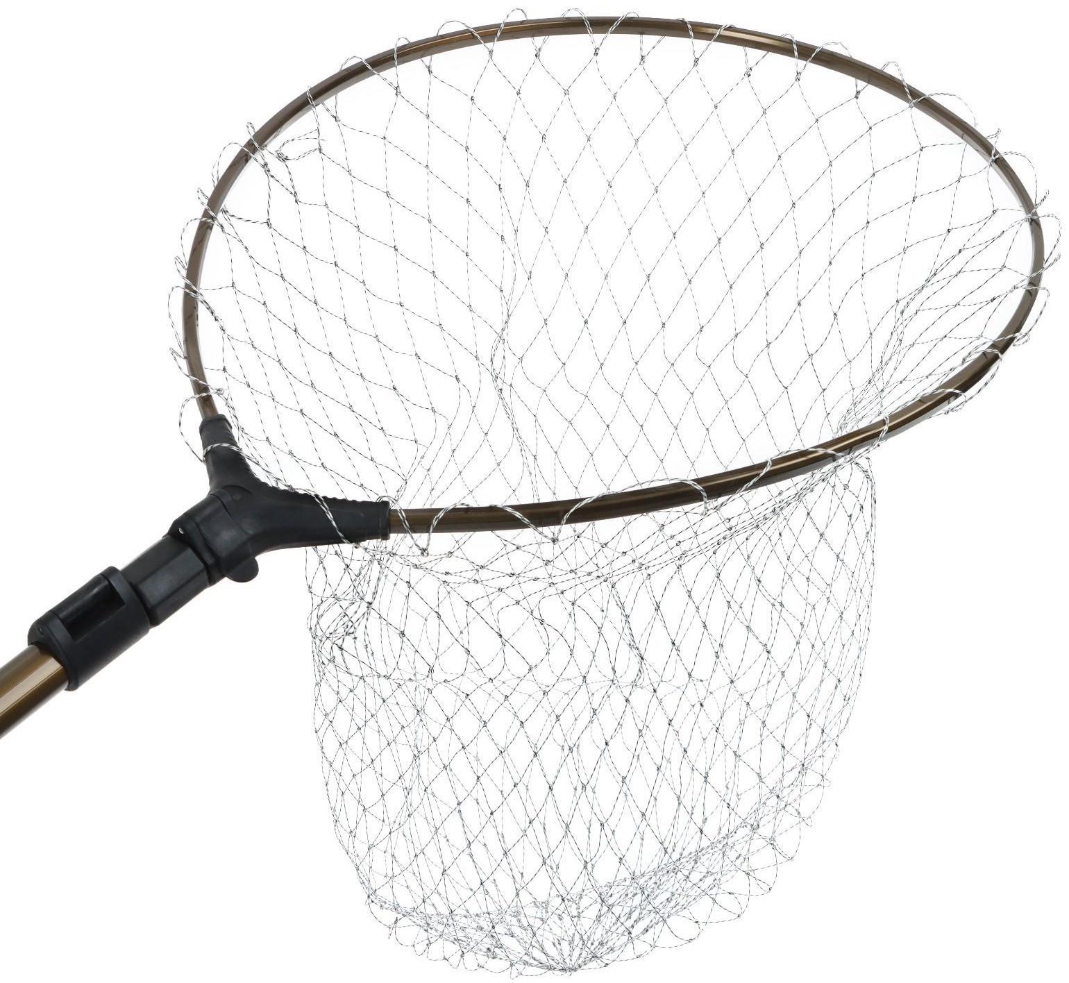 Подсачек складной телескопический Namazu, 160 см, овальный обод 60 см, нейлон