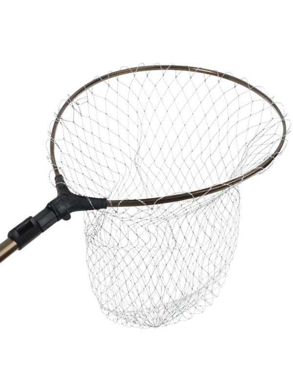 Подсачек складной телескопический Namazu, 160 см, овальный обод 60 см, нейлон