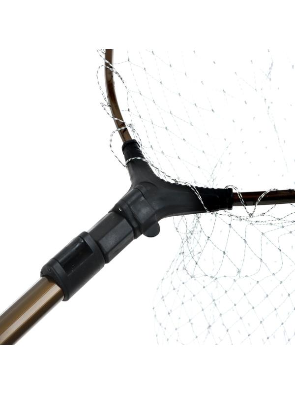 Подсачек складной телескопический Namazu, 160 см, овальный обод 60 см, нейлон