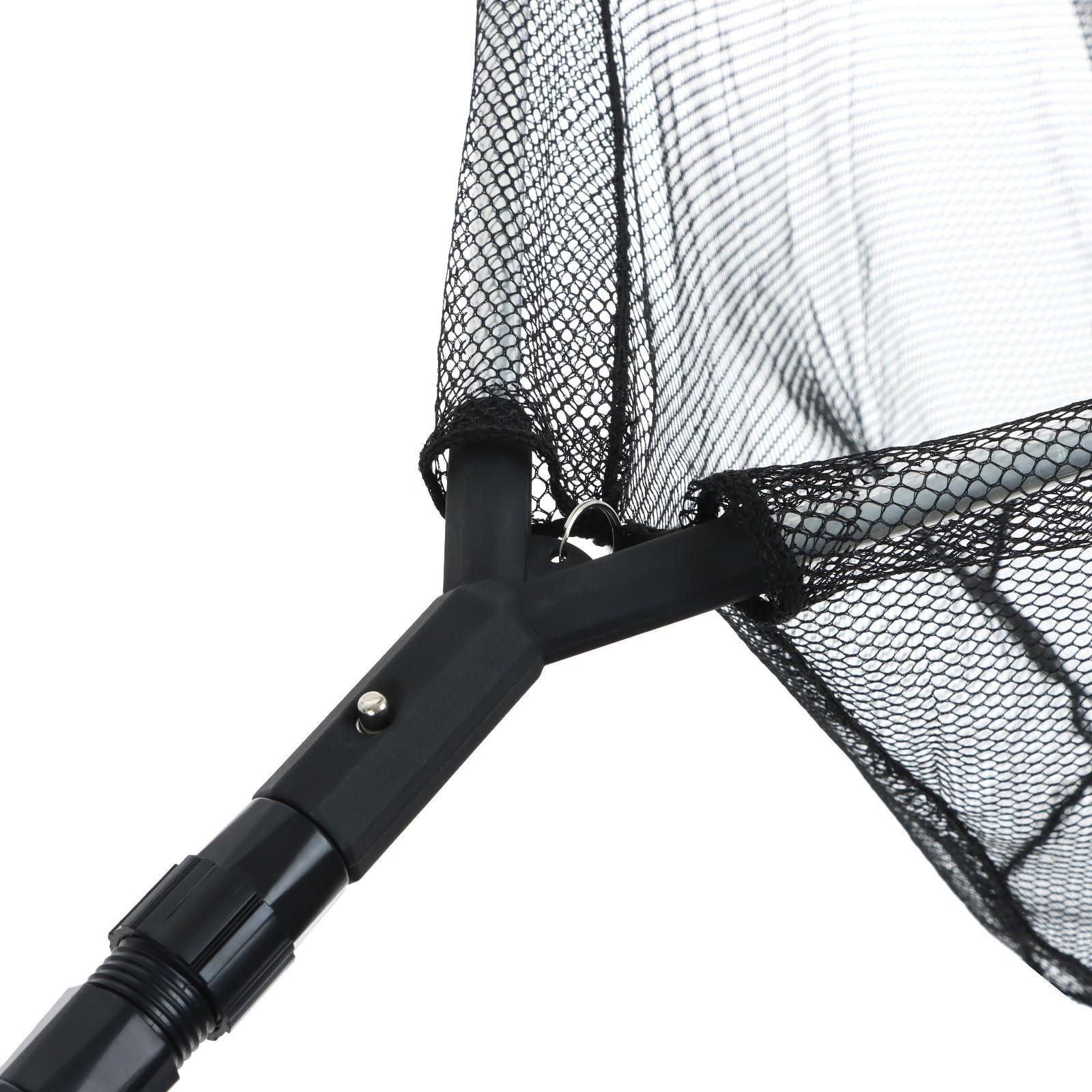 Подсачек складной телескопический Namazu, 180 см, квадратный обод 75 × 60 см, капрон