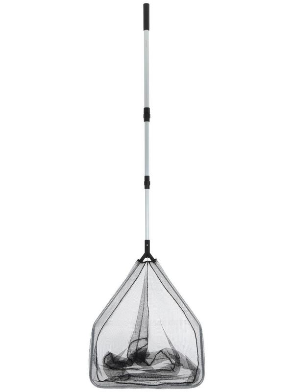 Подсачек складной телескопический Namazu, 180 см, квадратный обод 75 × 60 см, капрон