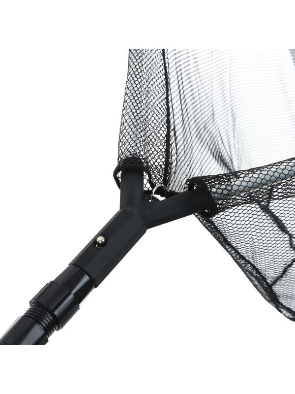 Подсачек складной телескопический Namazu, 180 см, квадратный обод 75 × 60 см, капрон