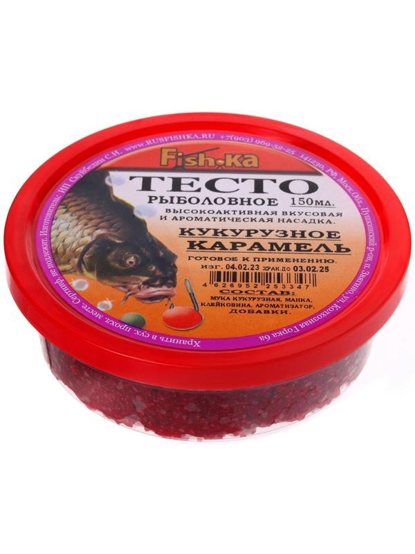 Тесто готовое кукурузное Fish.ka, карамель, 150 мл
