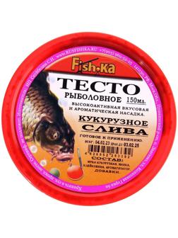 Тесто готовое кукурузное Fish.ka, слива, 150 мл